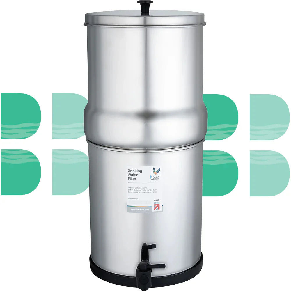 British Berkefeld® Stainless Steel Gravity System *Get 2 eXtra 8674 Filters with your purchase of 8674 Ultra Sterasyl System!