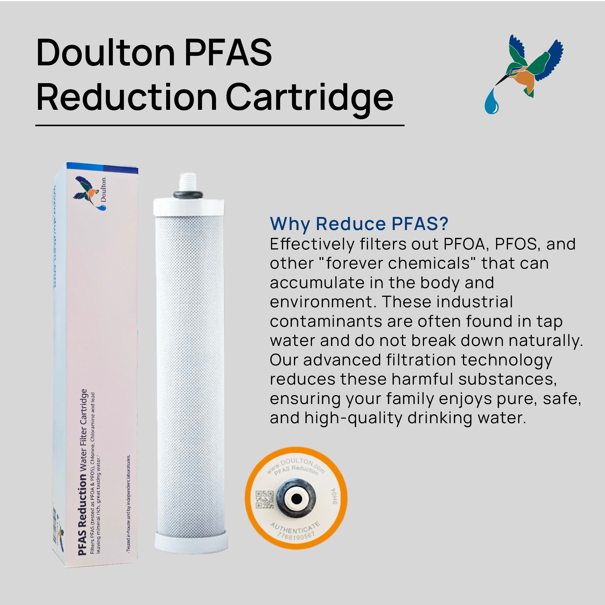 (Complimentary Free 1 x Time Installation) Doulton® HIP UCC 3X Premium Under Sink Water Filter System, 2 Years of Premium Drinking Water Protection — No Subscription Required