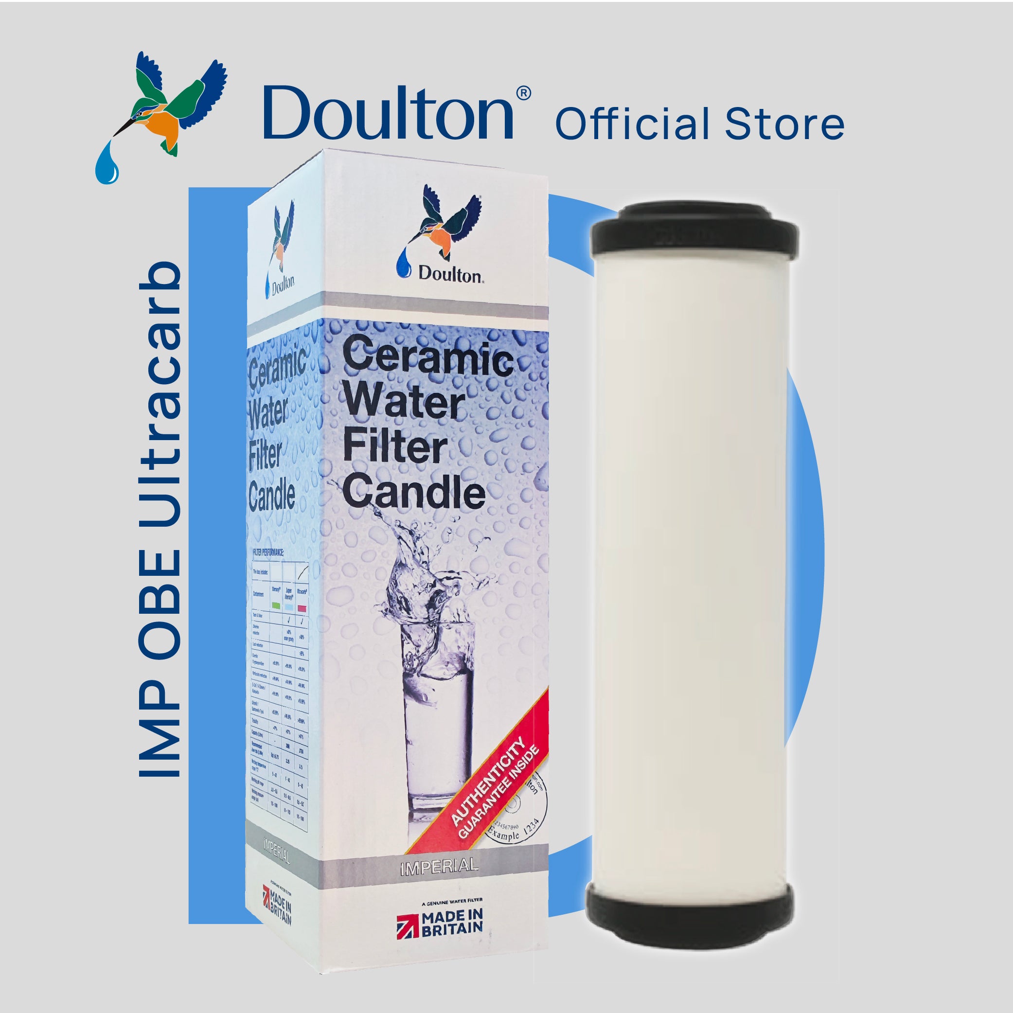 Doulton Imperial Ultracarb OBE Ceramic Water Filter Candle