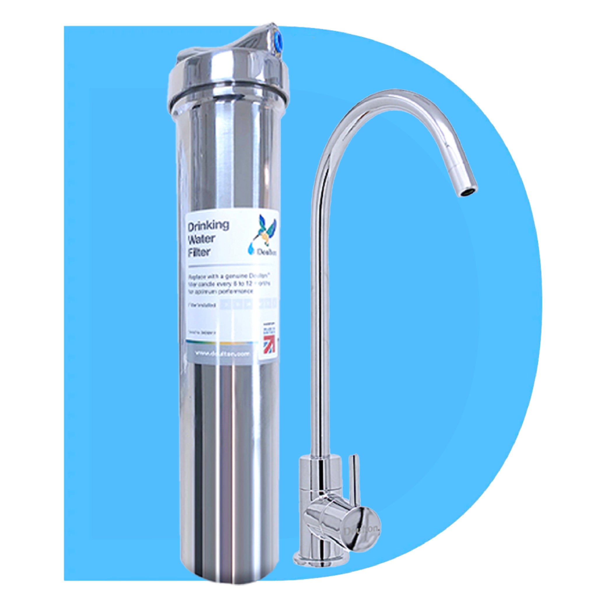 (Limited time offer! Free 1x adhoc Onsite installation) Doulton DIS Biotect Ultra (NSF) In-Counter Drinking Water Purifier - A Lifetime Investment in Health and Well-being!