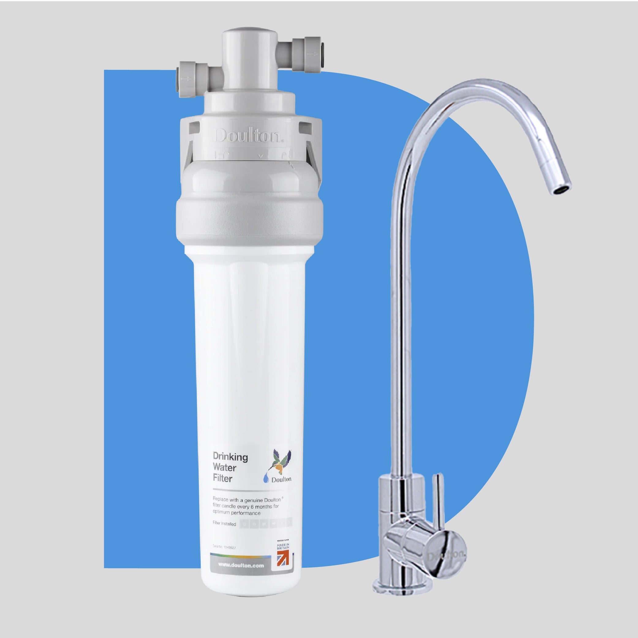 (Limited time offer! Free 1x adhoc Onsite installation) Doulton QT Ecofast Under-Sink Filter with Cutting-Edge BTU- Sustainable Purity Meets British Ingenuity Since 1826!