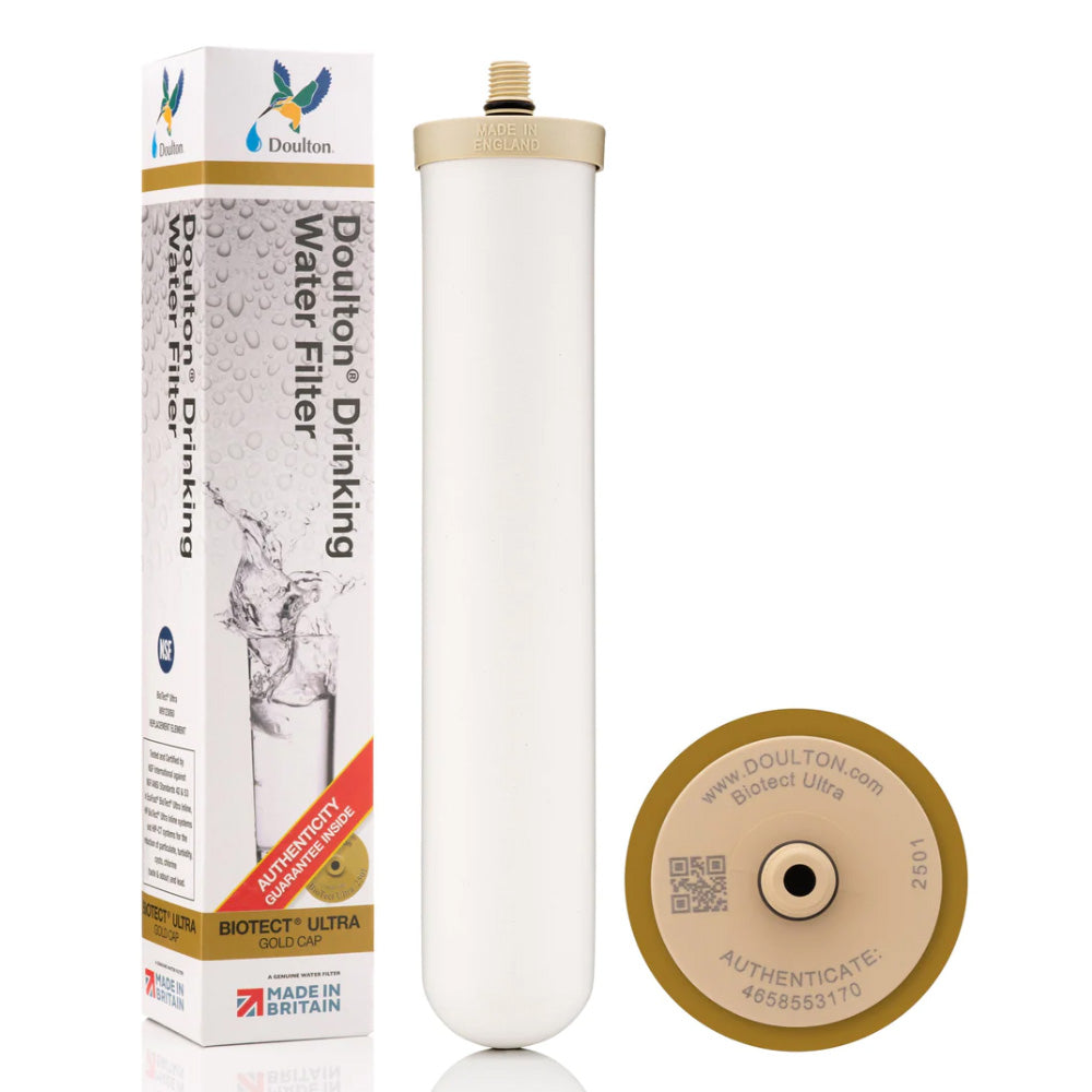 (Limited time offer! Free 1x adhoc Onsite installation) Doulton QT 3X Ecofast | The Ultimate Quick Change Undercounter Water Purification System with PFAS forever chemicals & Fluoride Treatment, NSF-Certified Biotect Ultra Filtration!