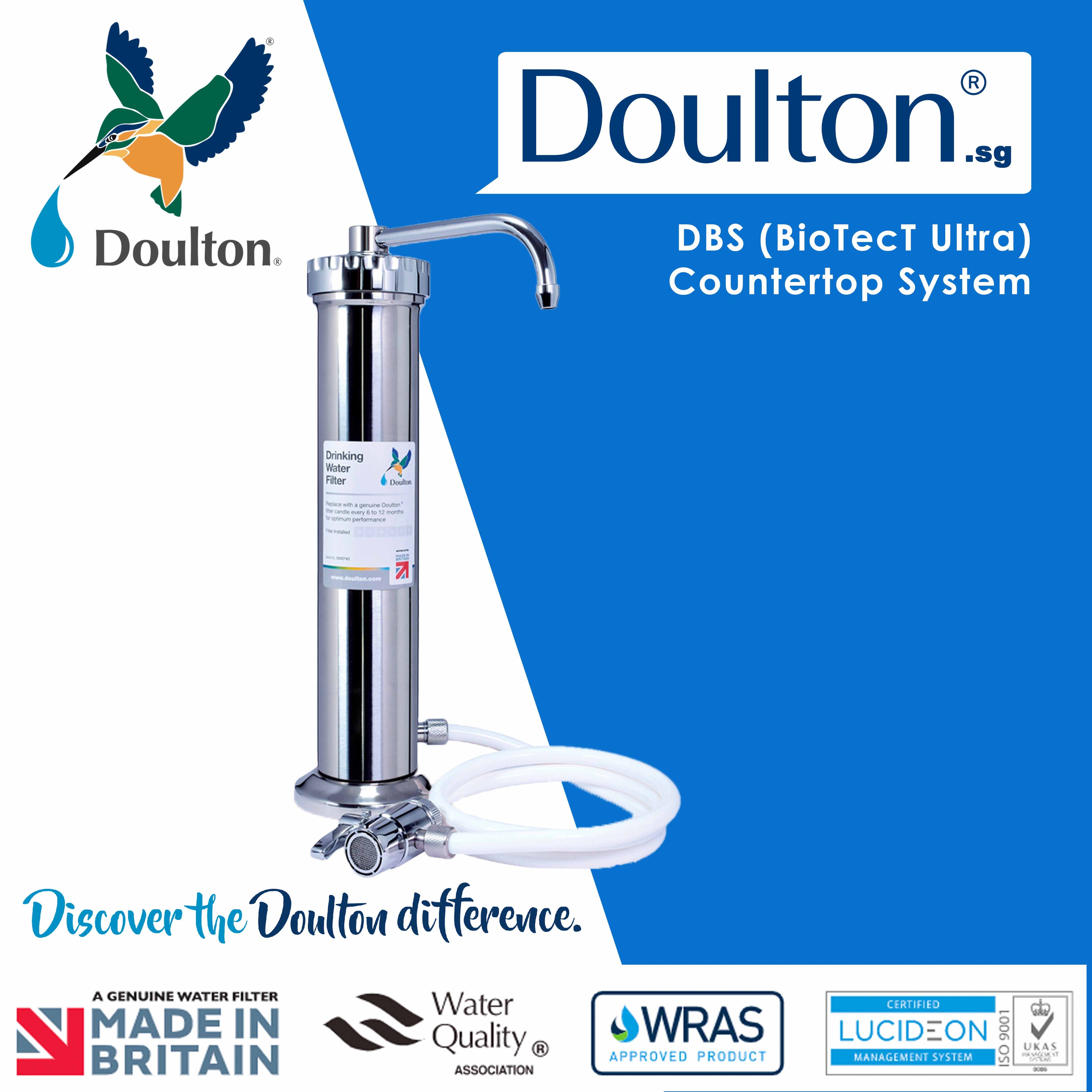 (Clearance Sales!) Doulton DBS Stainless Steel Biotect Ultra (BTU) Filter