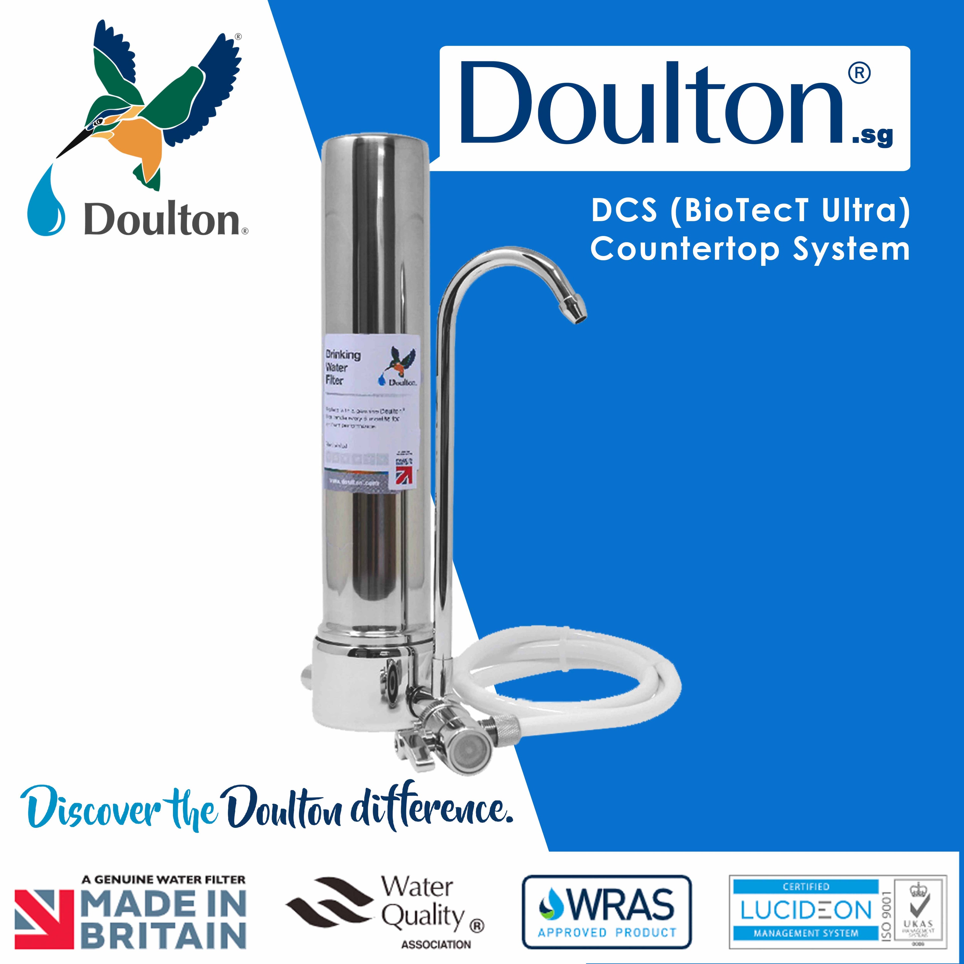 (Clearance Sales!) Doulton DCS Stainless Steel Biotect Ultra (BTU Filter)