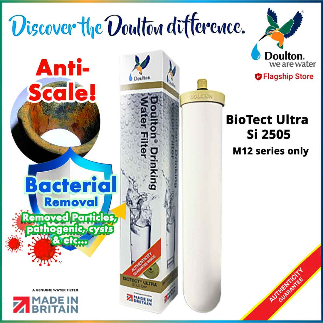 Doulton BioTect Ultra BTU 2505 SI ( Clearance Stock)