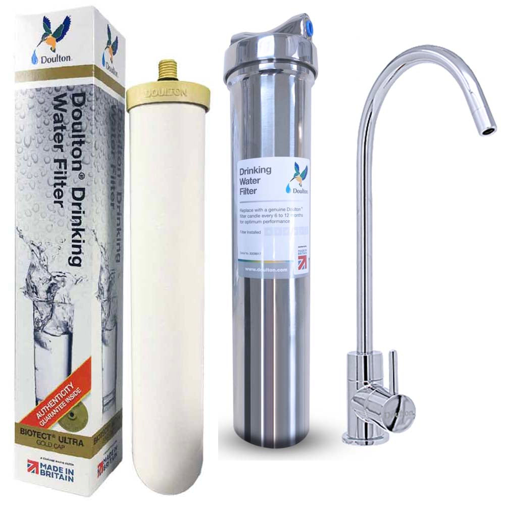 (Limited time offer! Free 1x adhoc Onsite installation) Doulton DIS Biotect Ultra (NSF) In-Counter Drinking Water Purifier - A Lifetime Investment in Health and Well-being!