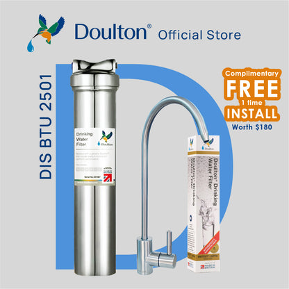 (Complimentary Free 1 x Time Installation) Doulton DIS Biotect Ultra (NSF) In-Counter Drinking Water Purifier - A Lifetime Investment in Health and Well-being!