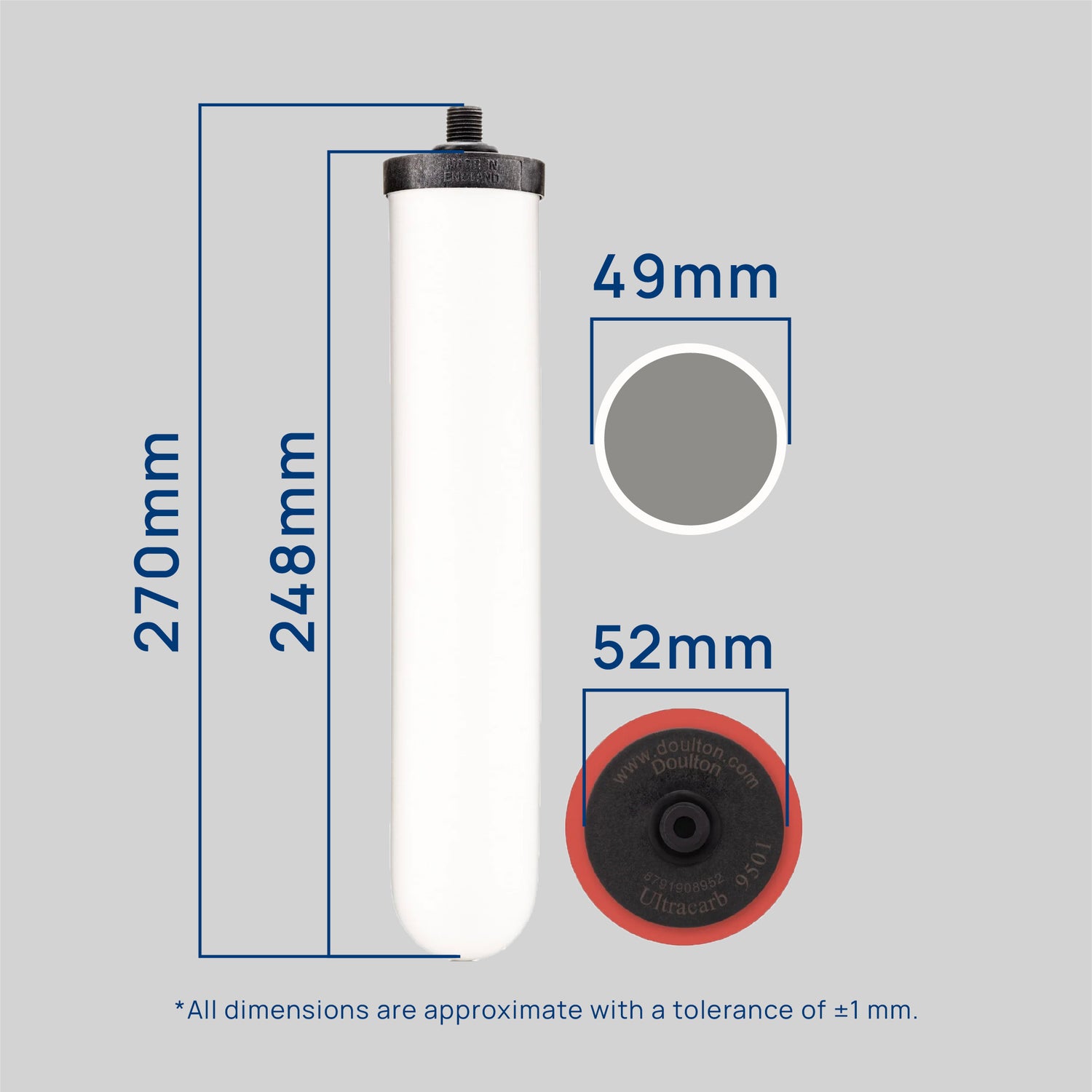 (Complimentary Free 1 x Time Installation) Doulton® HIP UCC 3X Premium Under Sink Water Filter System, 2 Years of Premium Drinking Water Protection — No Subscription Required