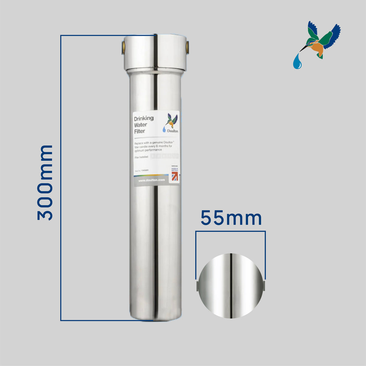 (Complimentary Free 1 x Time Installation) Doulton DIS Biotect Ultra (NSF) In-Counter Drinking Water Purifier - A Lifetime Investment in Health and Well-being!