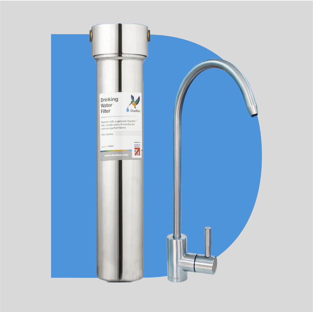 (Complimentary Free 1 x Time Installation) Doulton DIS Biotect Ultra (NSF) In-Counter Drinking Water Purifier - A Lifetime Investment in Health and Well-being!