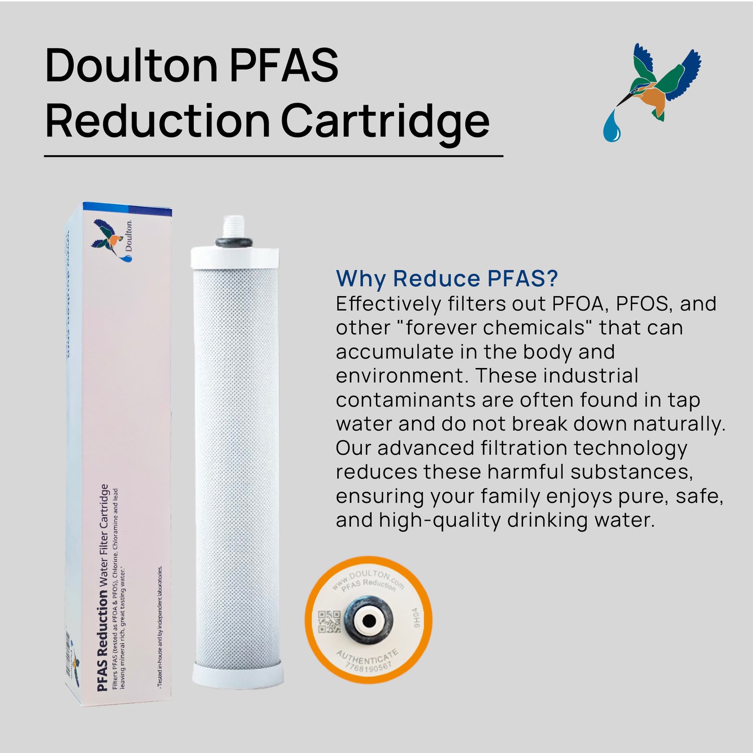 (Complimentary Free 1 x Time Installation) Doulton® HIP UCC 3X Premium Under Sink Water Filter System, 2 Years of Premium Drinking Water Protection — No Subscription Required