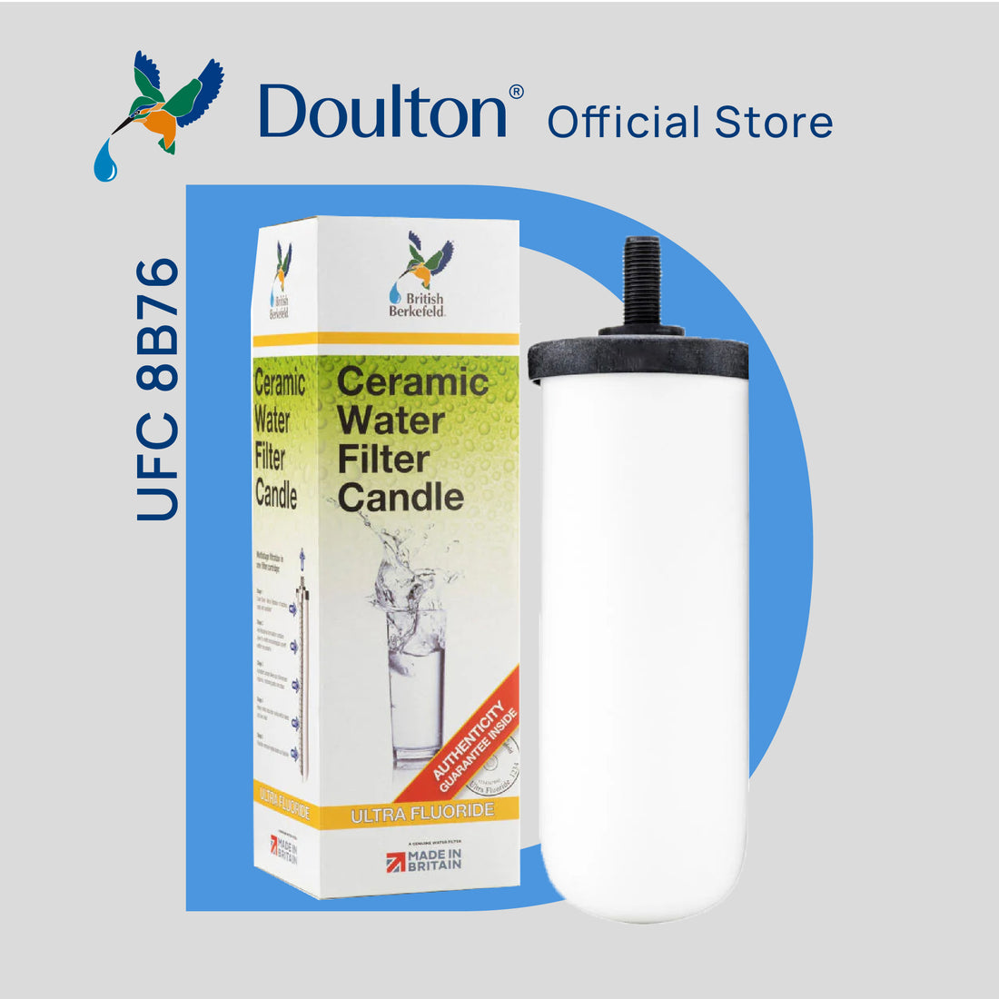 British Berkefeld Ultra Fluoride (8B76): Elevate Your Water Quality with Ceramic Filtration Excellence