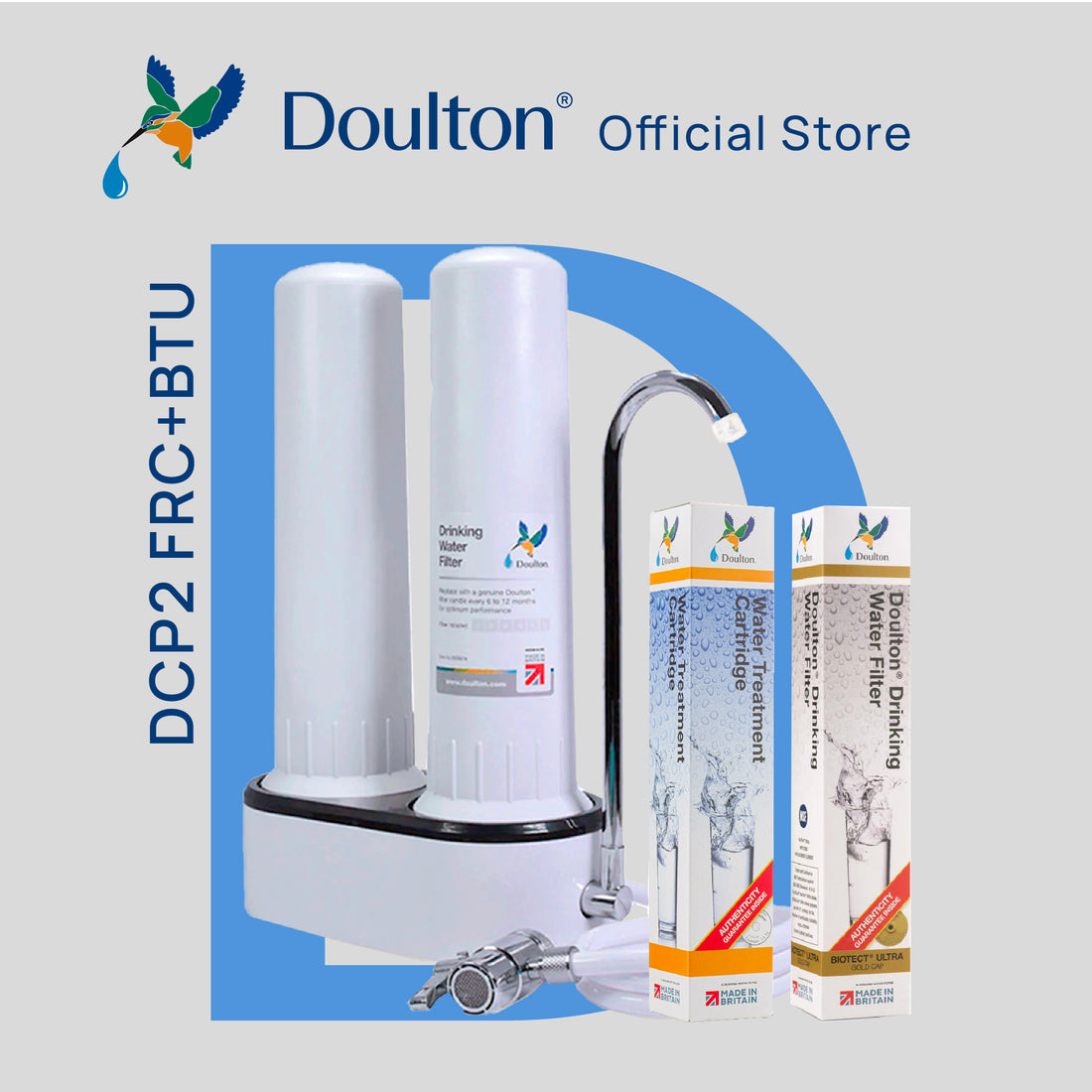(Clearance Sales!) Doulton DCP2 Fluoride Filter + Biotect Ultra(BTU) Filter