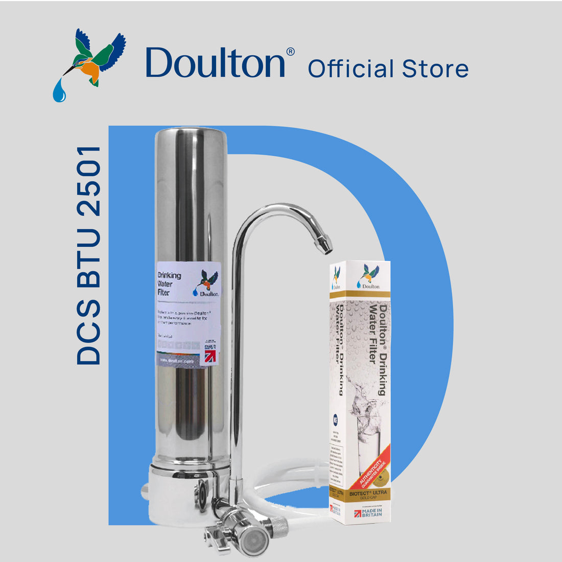 (Clearance Sales!) Doulton DCS Stainless Steel Biotect Ultra (BTU Filter)