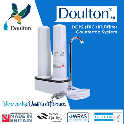 Unlock the Purest Water Experience with Doulton DCP2: The Elite Dual Countertop Fluoride Treatment and Biotect Ultra Purification System - British Craftsmanship in Precision Filtration Since 1826!