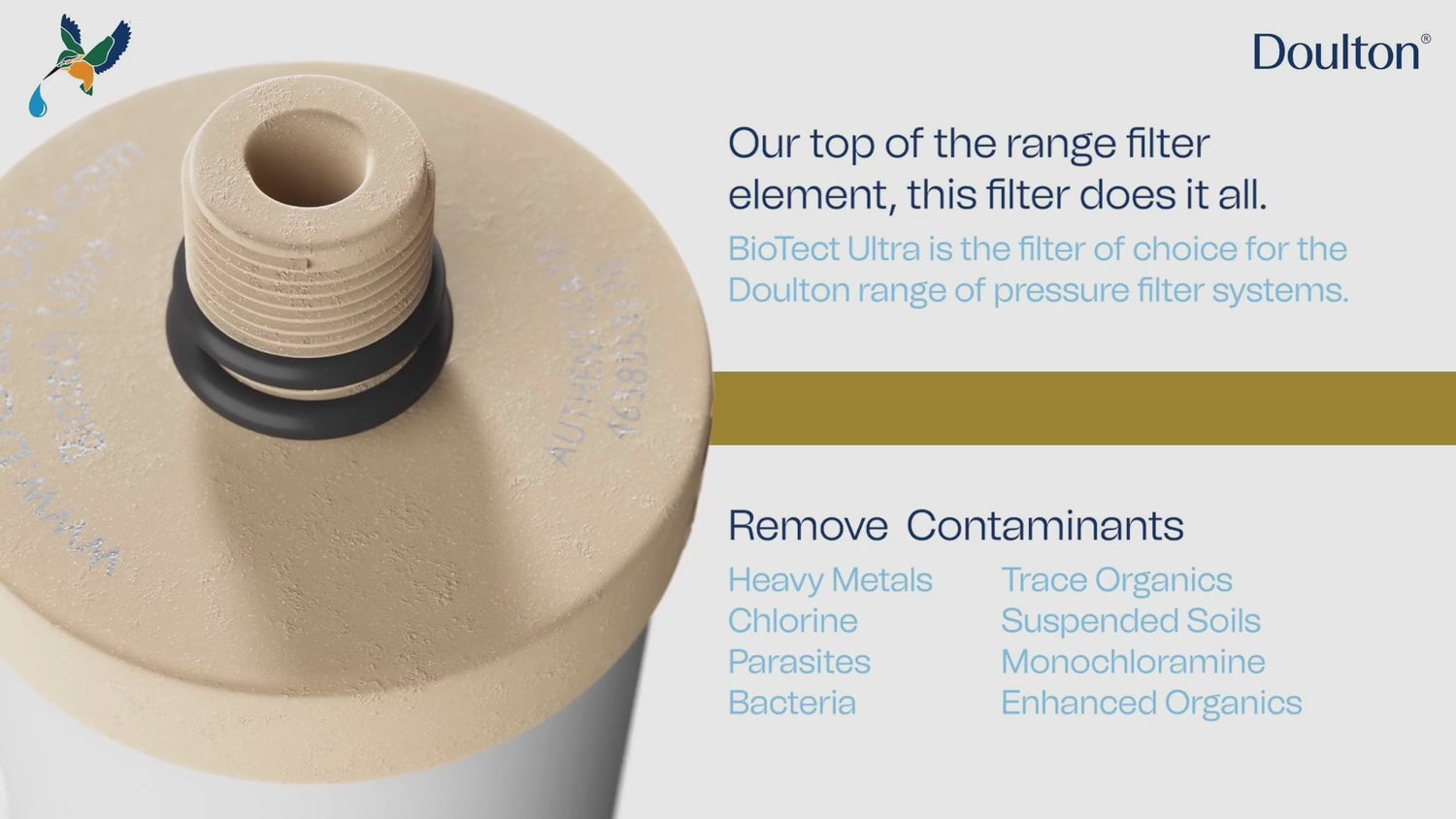 Experience Ultimate Purity with Doulton DBS Biotect Ultra: The Pinnacle of Eco-Friendly, 4-Stage Advanced Filtration - Crafted with Excellence in Britain! since 1826