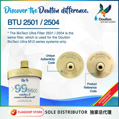 Experience Ultimate Purity with Doulton DBS Biotect Ultra: The Pinnacle of Eco-Friendly, 4-Stage Advanced Filtration - Crafted with Excellence in Britain! since 1826