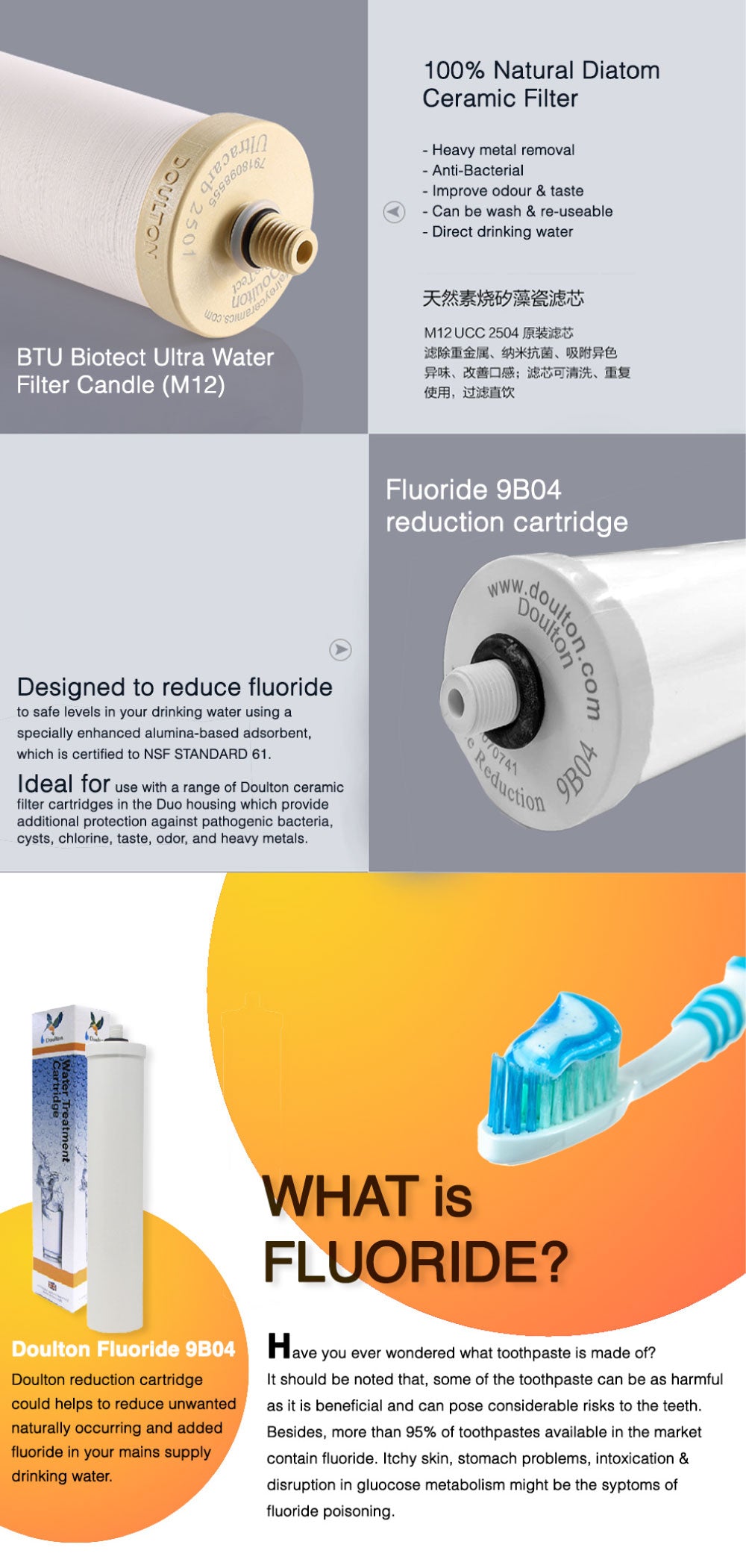 Unlock the Purest Water Experience with Doulton DCP2: The Elite Dual Countertop Fluoride Treatment and Biotect Ultra Purification System - British Craftsmanship in Precision Filtration Since 1826!