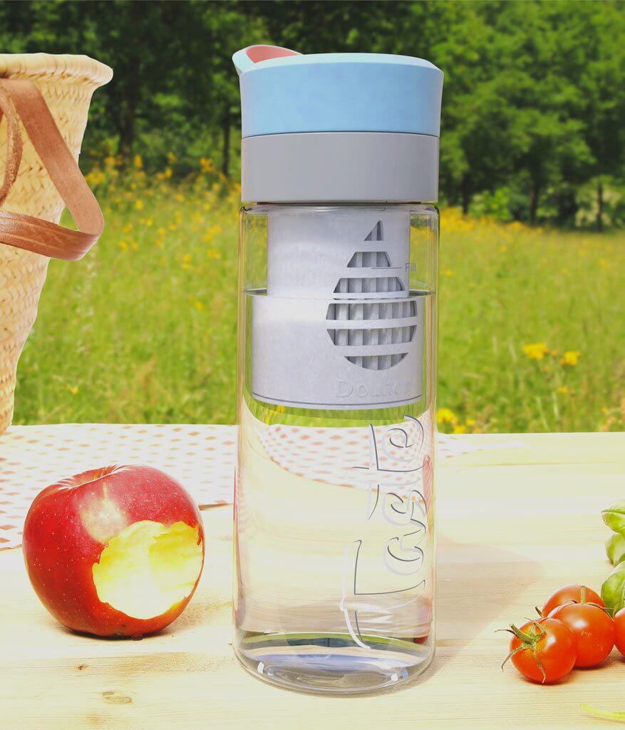 TASTE Bottle Blue/Peach color, Filtered Water Bottle