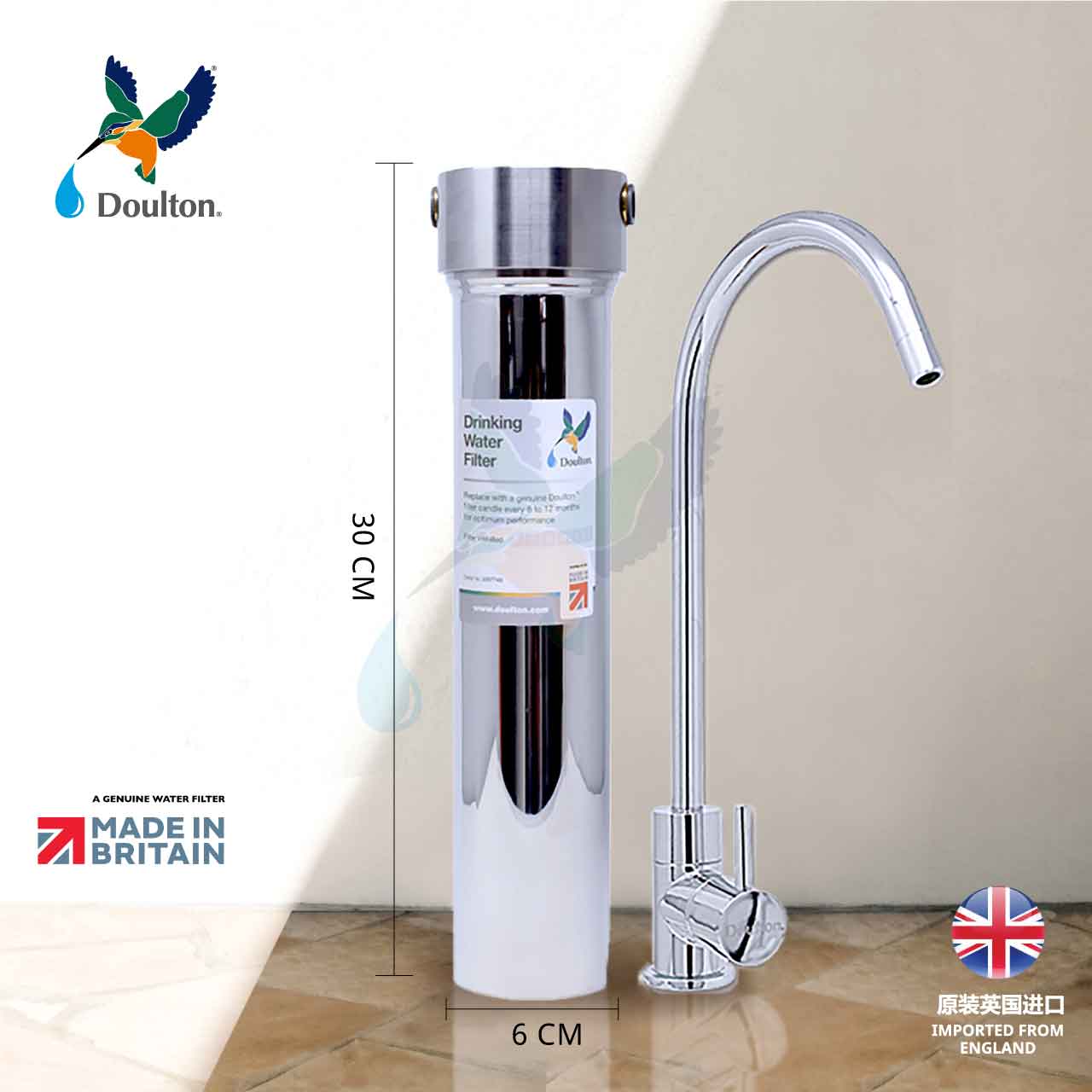 Experience the Purity Revolution: Doulton HIS Ultracarb NSF Certified Inline Undersink Filtration - Pure Water, Simplified System, [ FREE Installation, Value, S$150 - limited time offer]