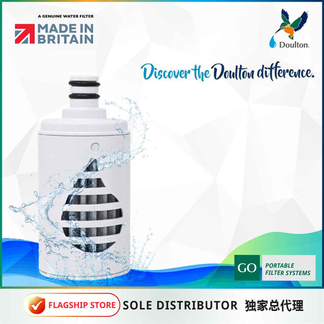 Doulton Taste 2 Water Bottle with Carbon Water Filter – Doulton