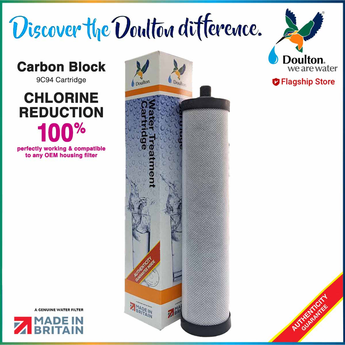 Doulton Carbon Block 9C94 Chlorine Reduction